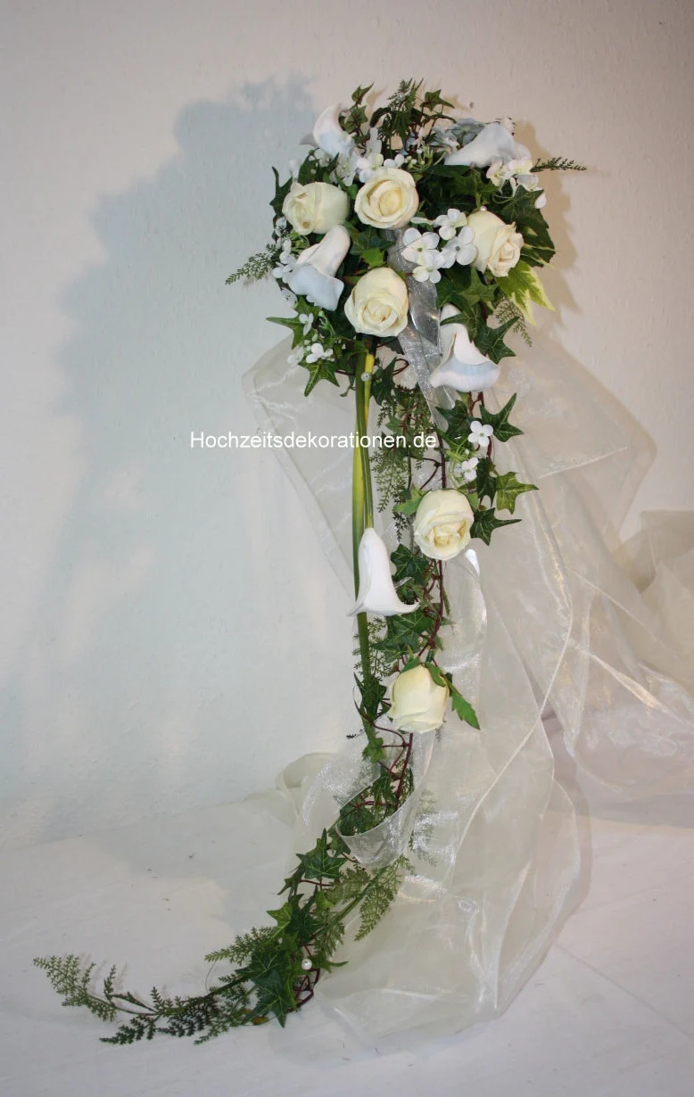 1042 Calla Brautstrauss lang und schmal - Image 2