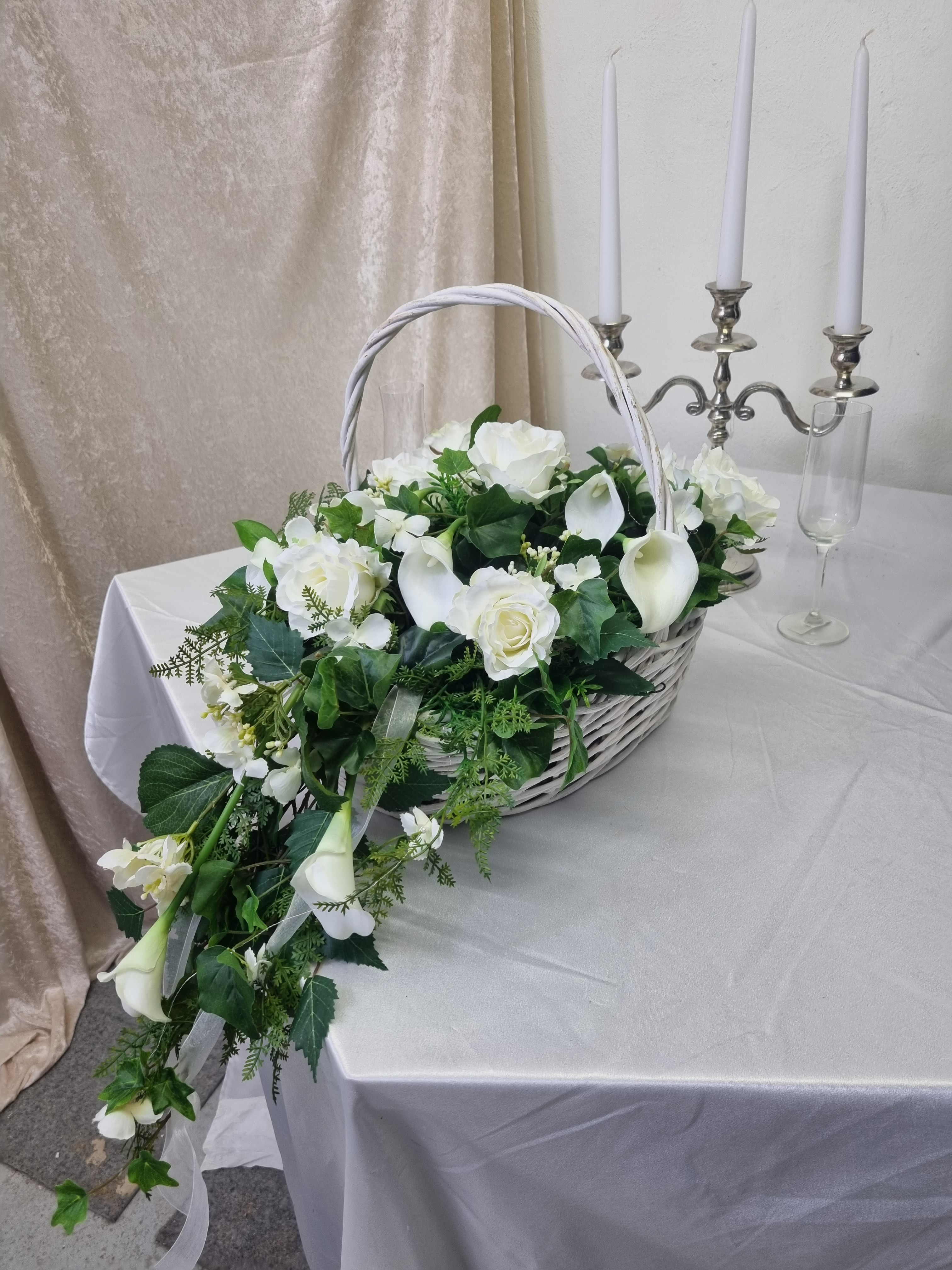 3006 Altar oder Tischdeko Callas und Rosen - Image 2