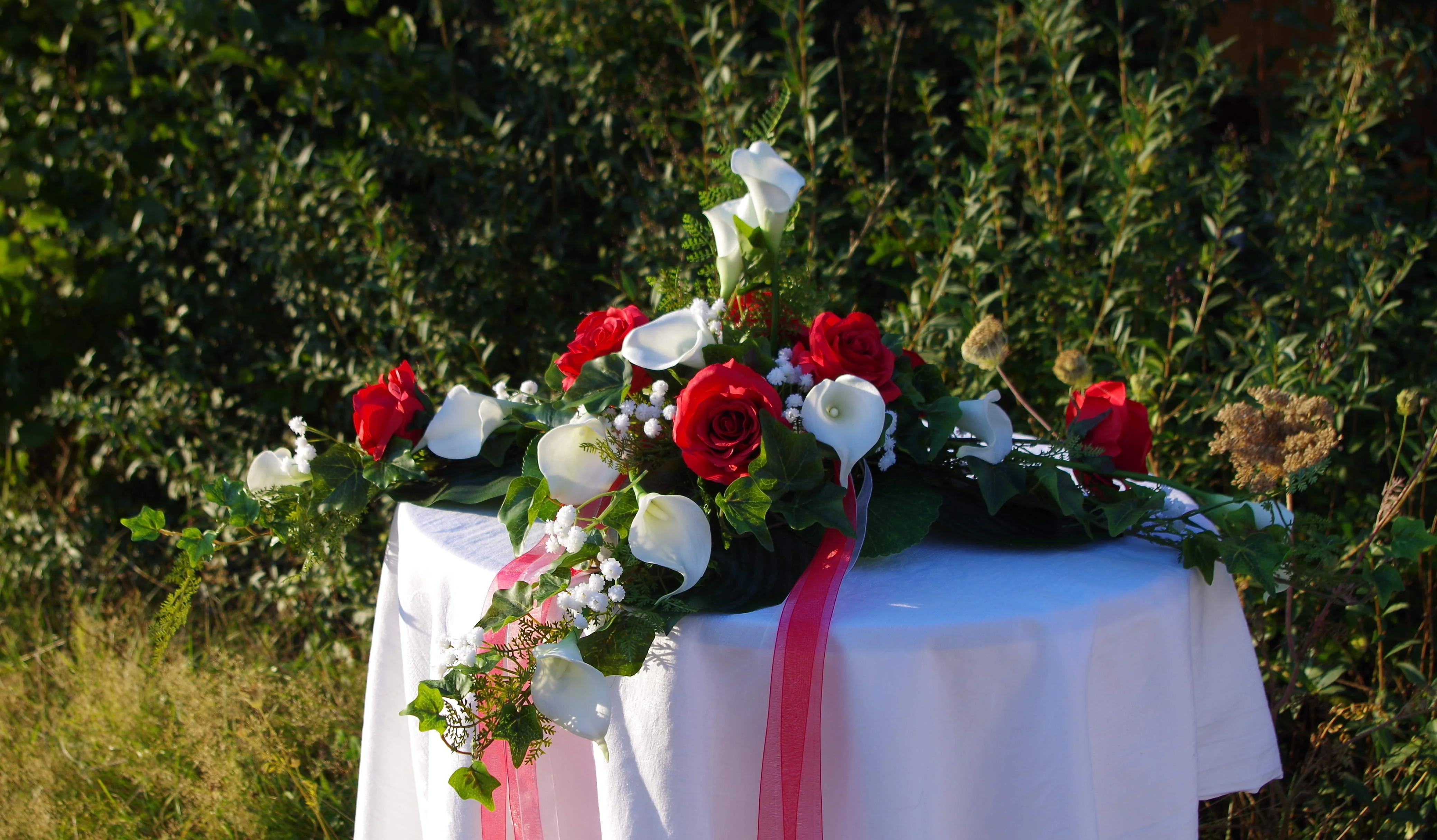 3009 Paargesteck Callas und Rosen - Image 3