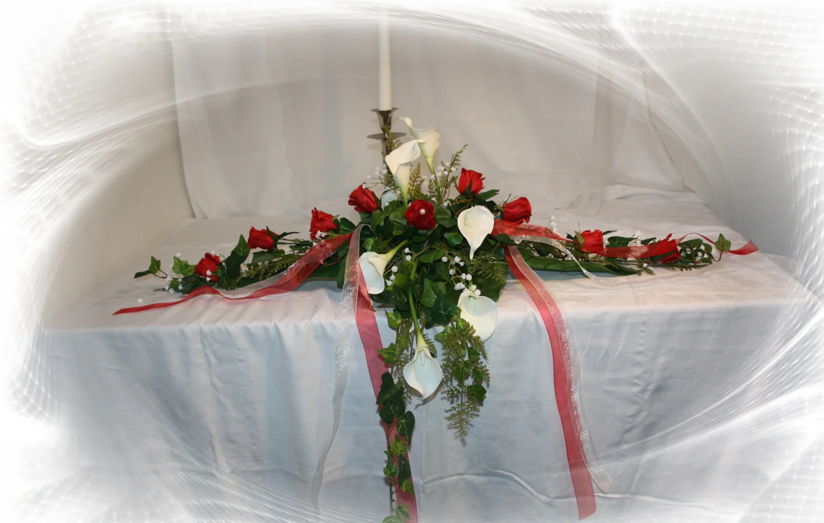 3009 Paargesteck Callas und Rosen - Image 4