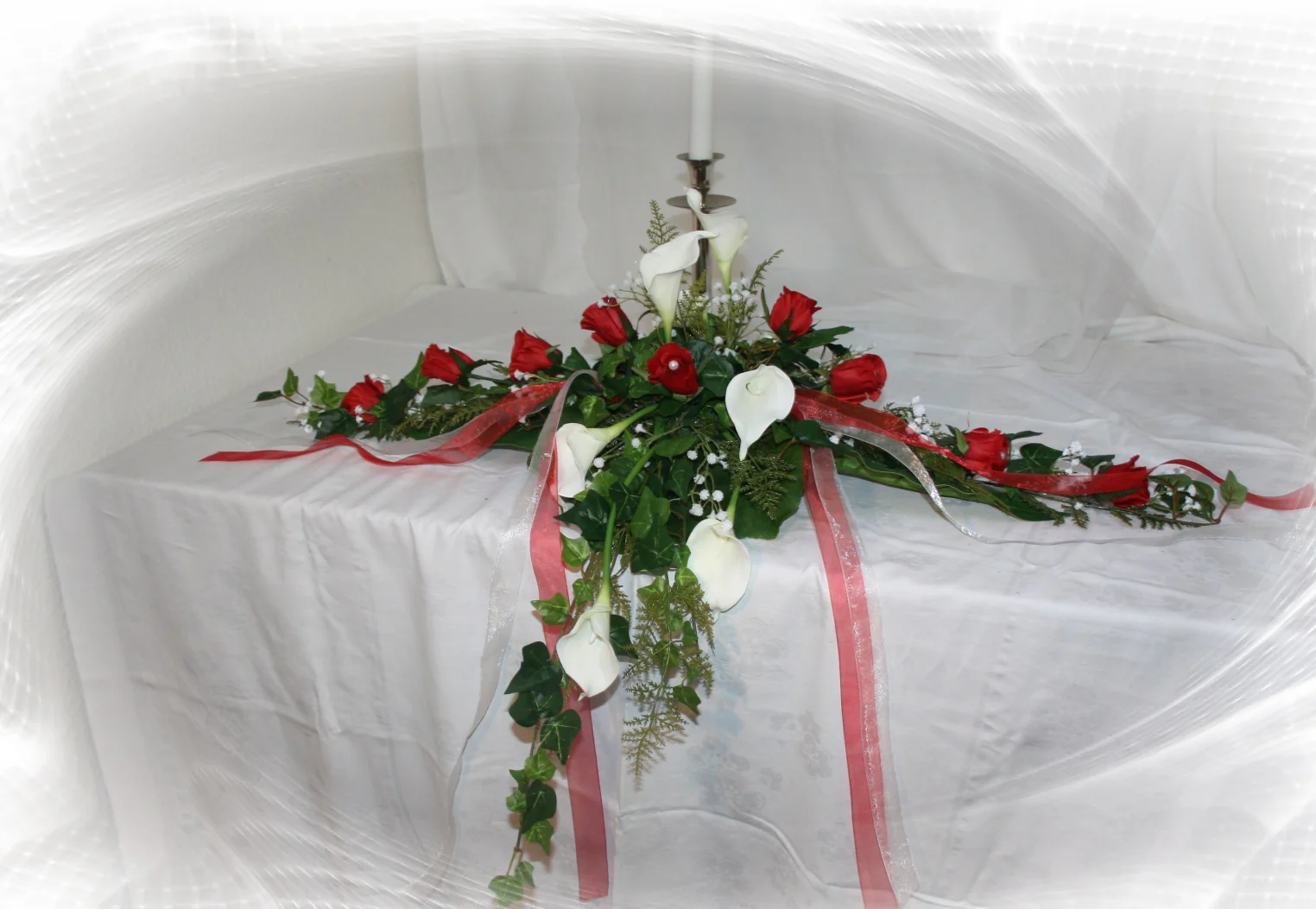 3009 Paargesteck Callas und Rosen - Image 5