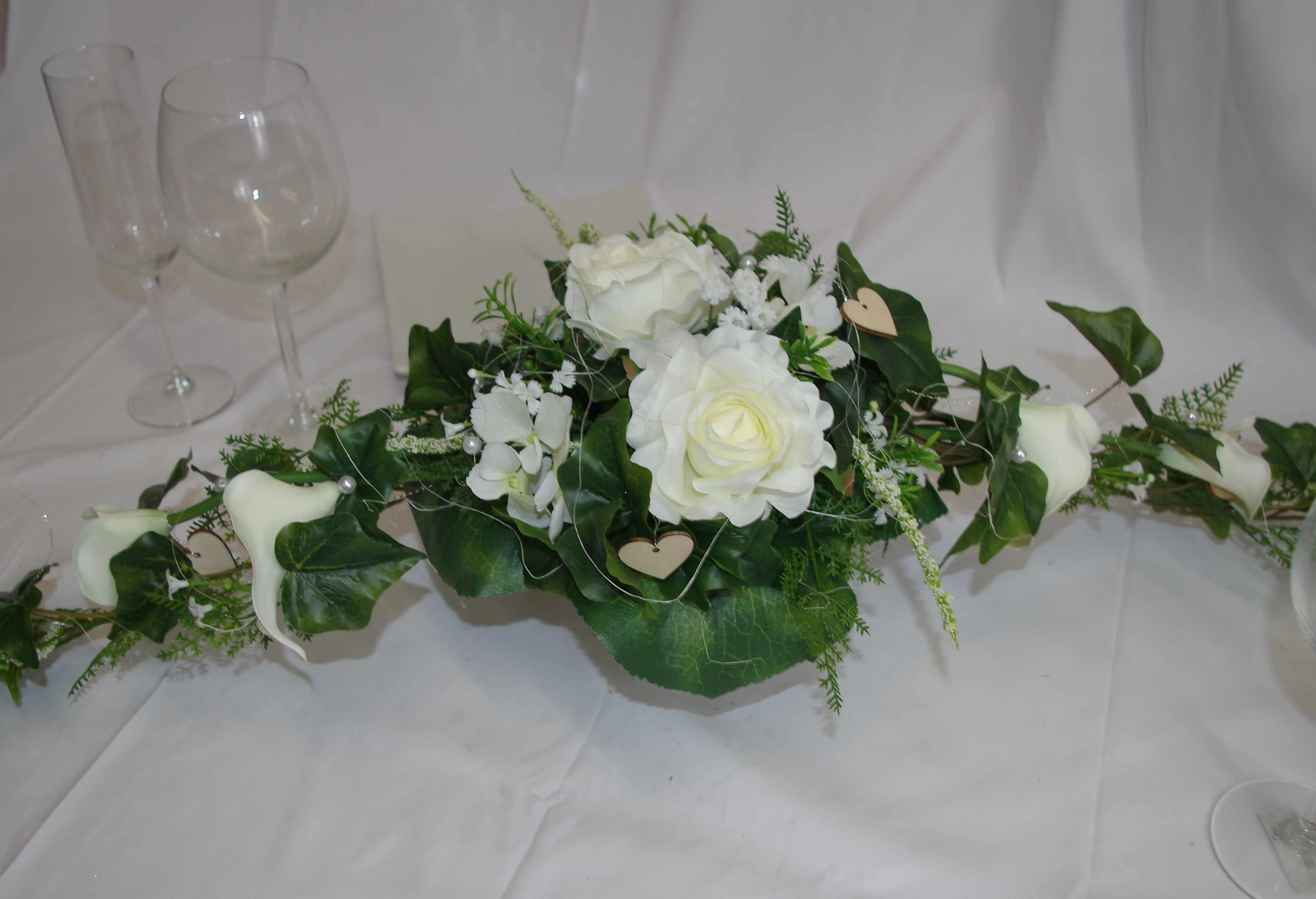 3013 Pokal mit Ranken Callas und Rosen - Image 2