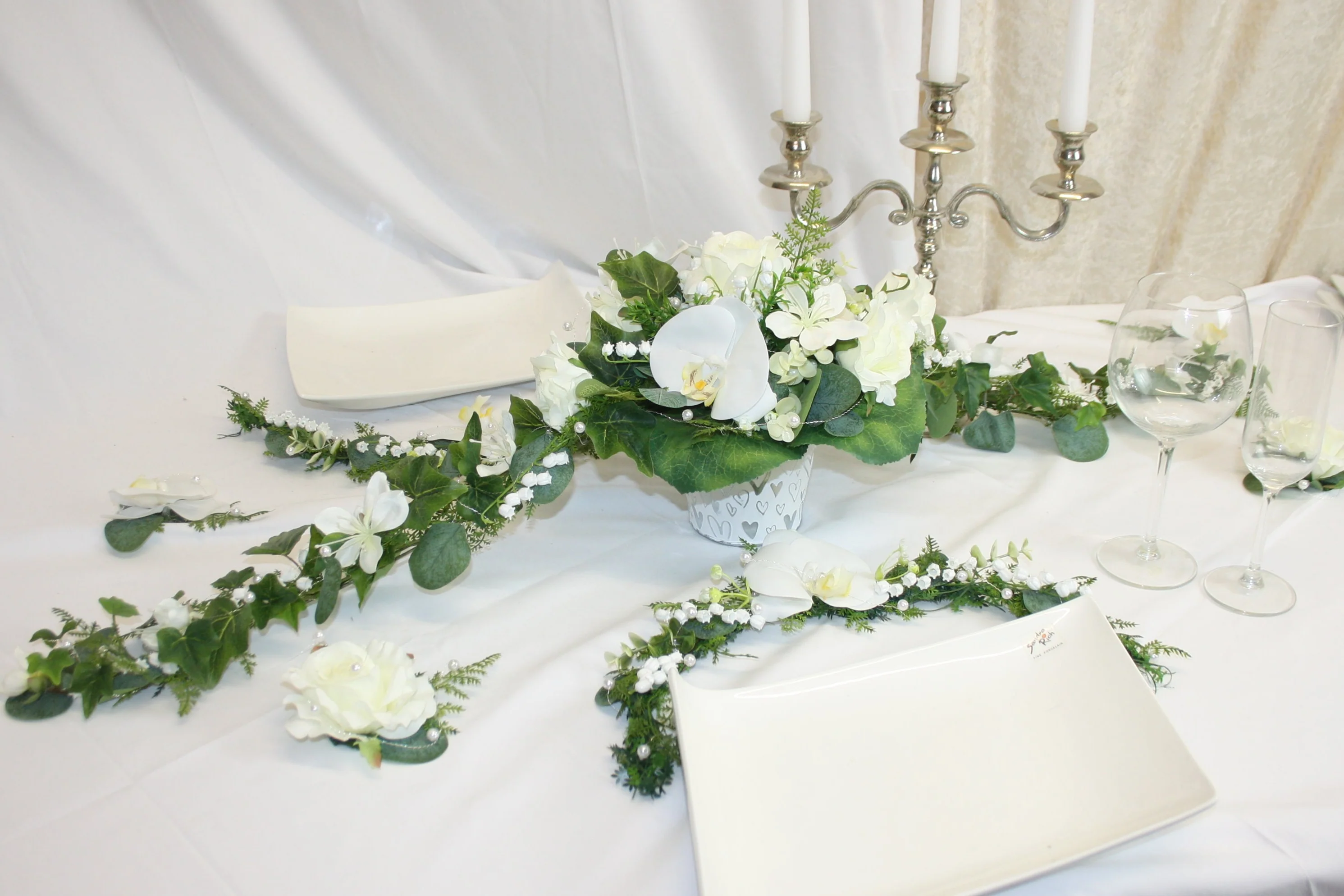 3030 Komplettdeko Maiglöckchen und Orchideen - Image 2