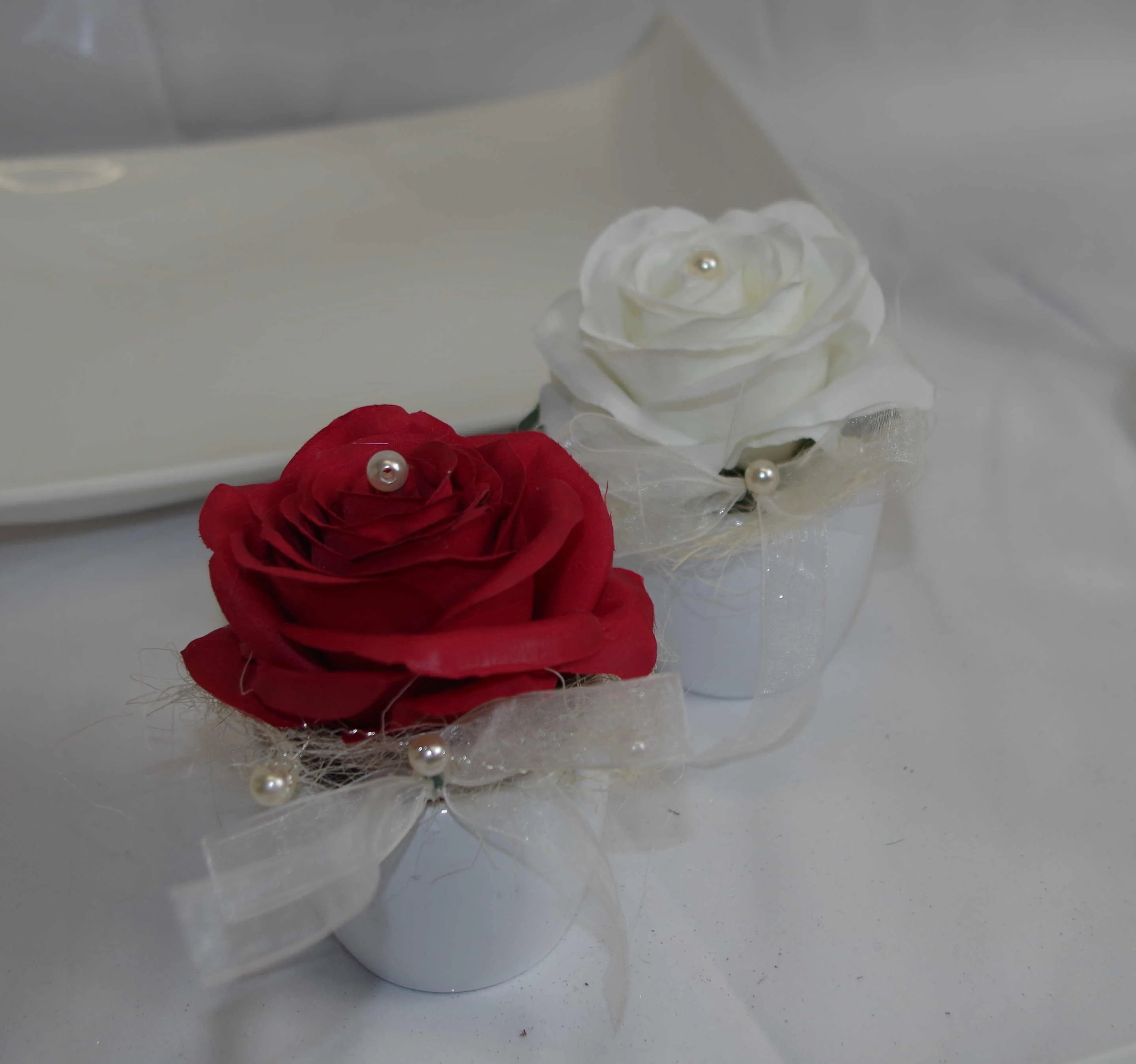 3060 Topf mit Rose und Sisal - Image 3