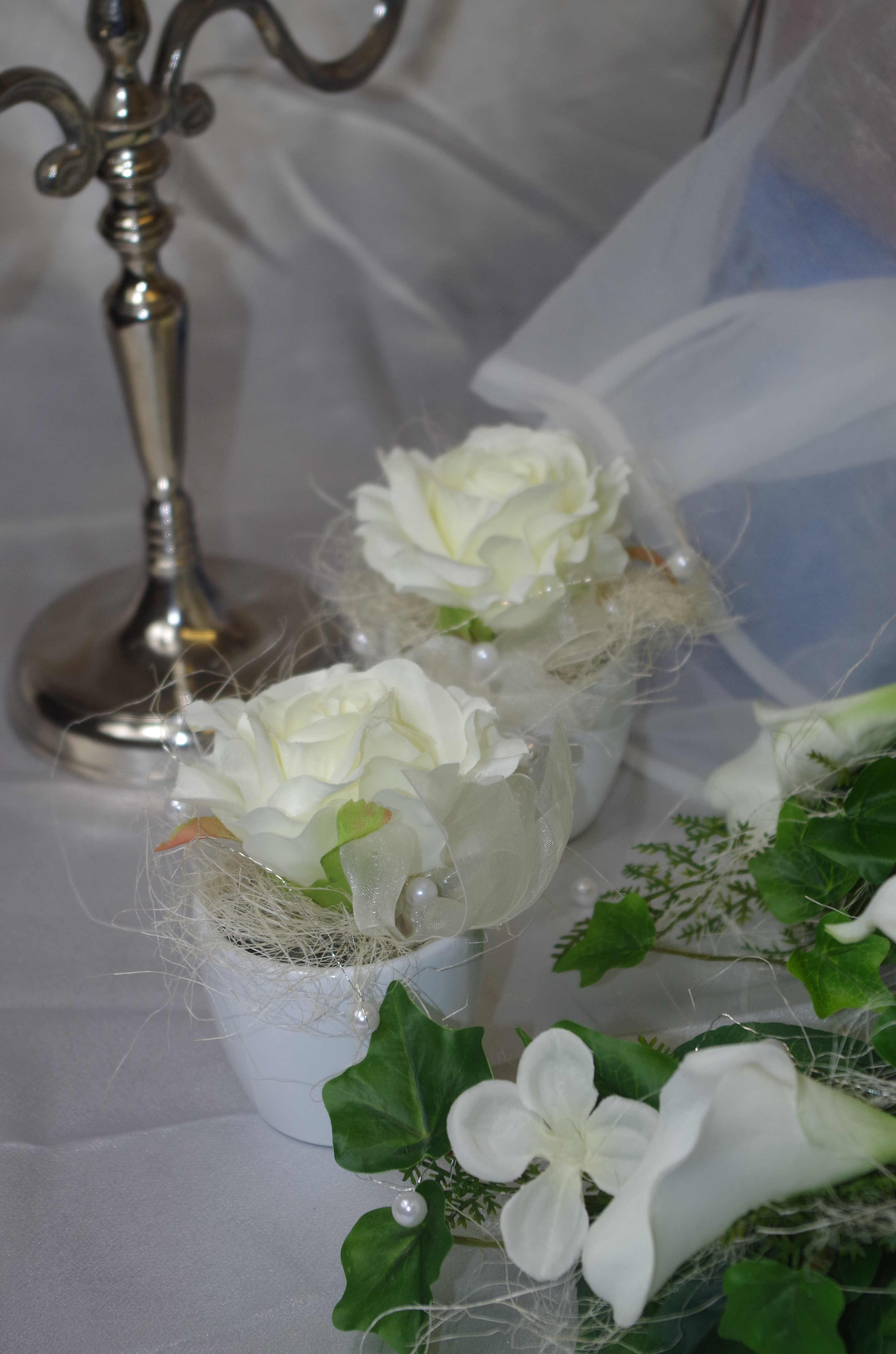 3060 Topf mit Rose und Sisal - Image 4