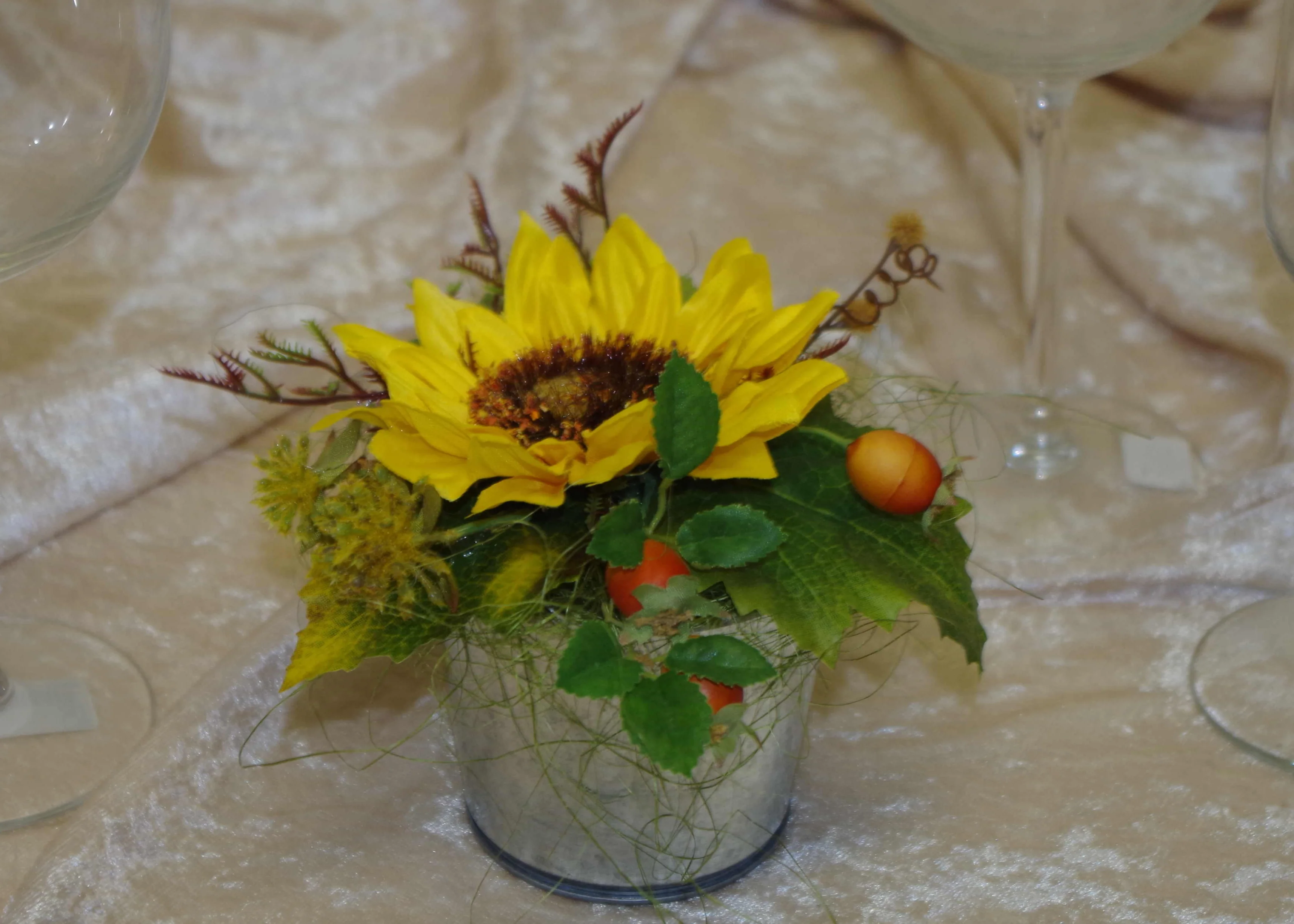 3064 Topf mit Sonnenblume