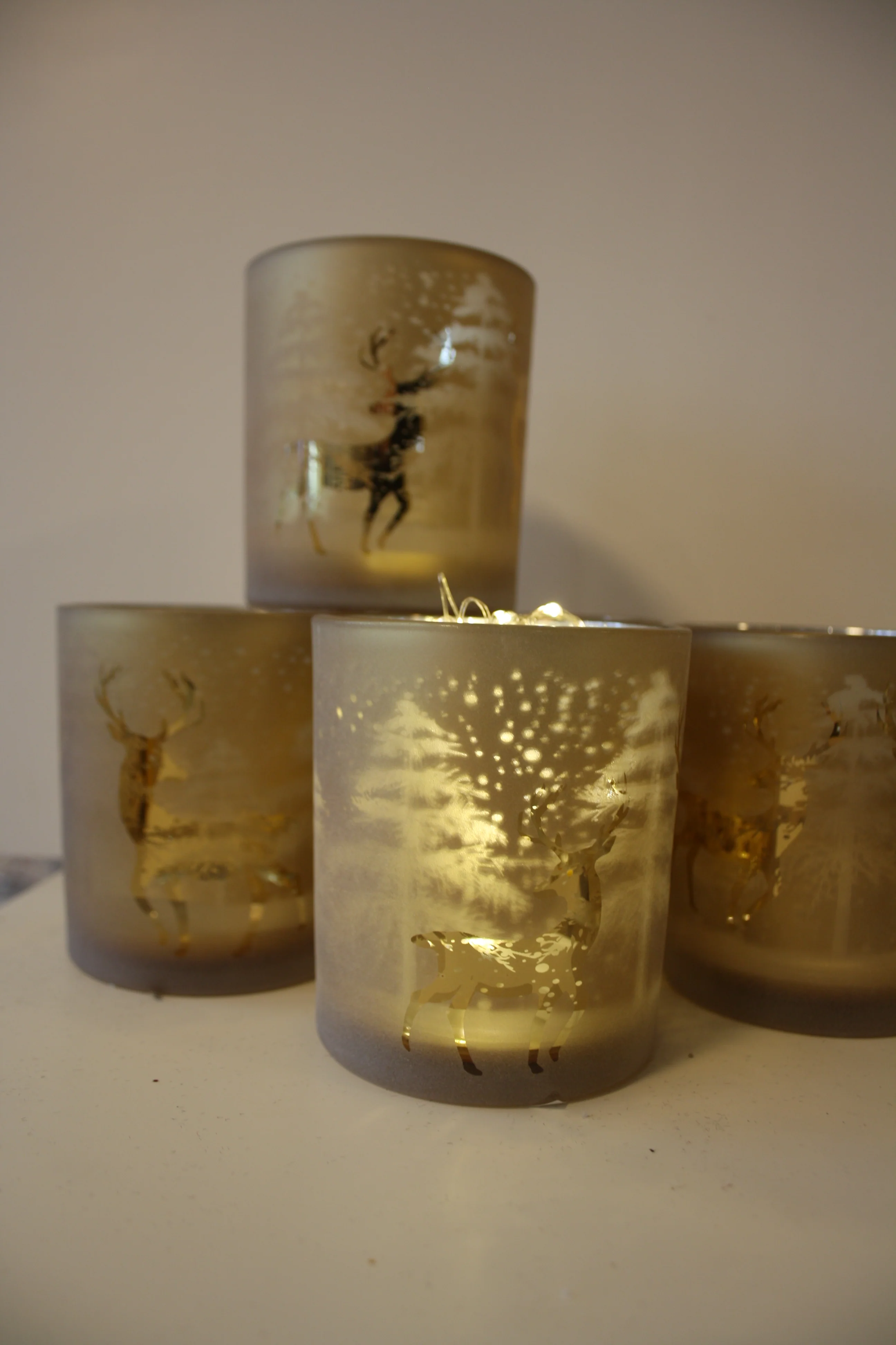 8056 Windlichter Gold - Image 2