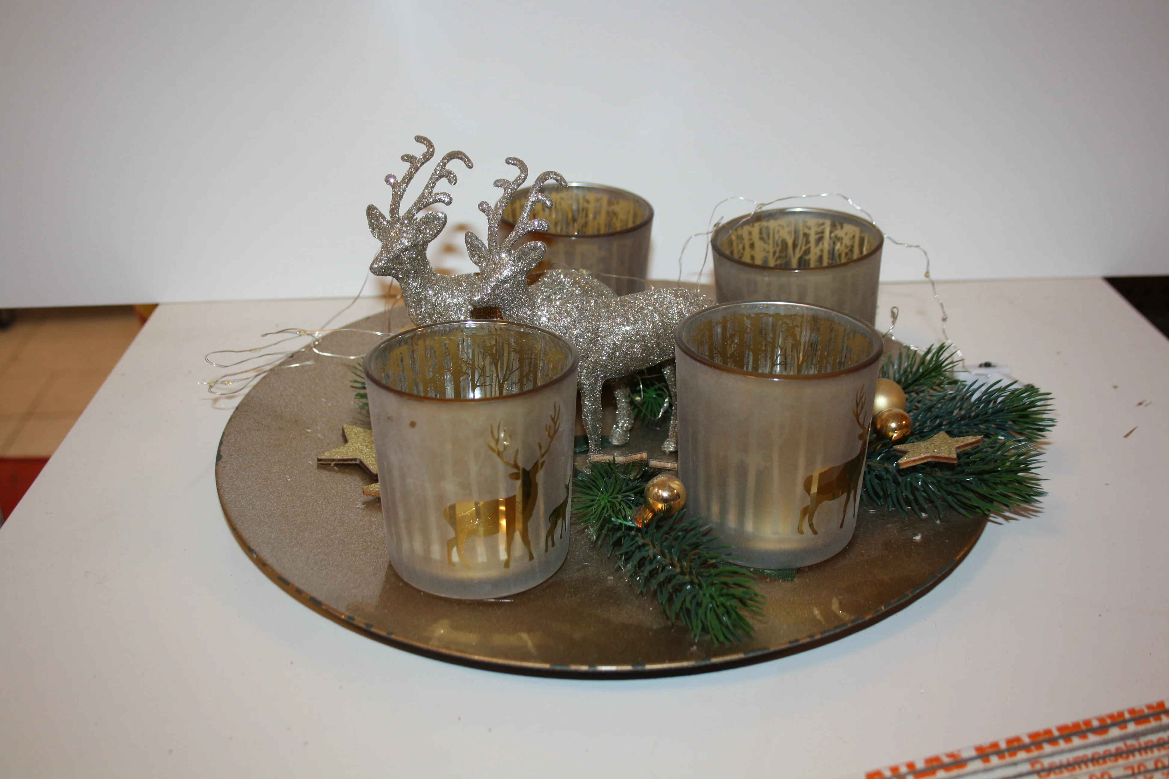 8059 Teller Advent gold Sonderpreis - Image 2