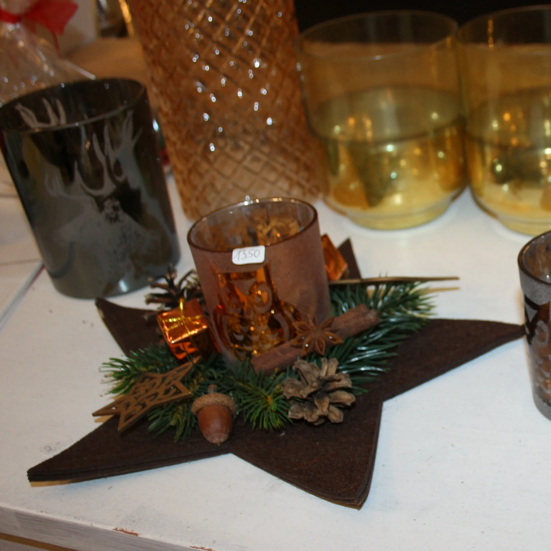 8073 Filzstern braun 2 Gößen - Image 3