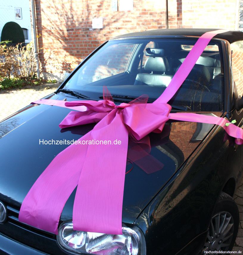 9003 Geschenkschleife Auto pink - Image 2