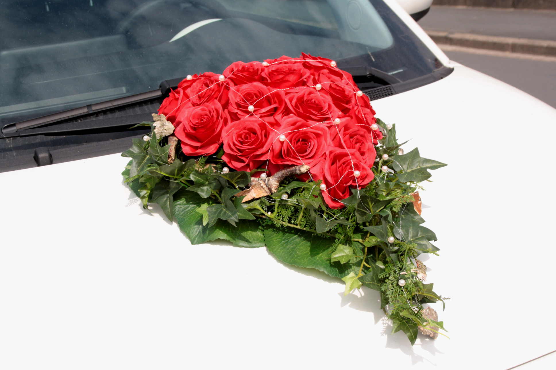 Autoherz für das Brautauto: Thema Birkenhochzeit - Image 2