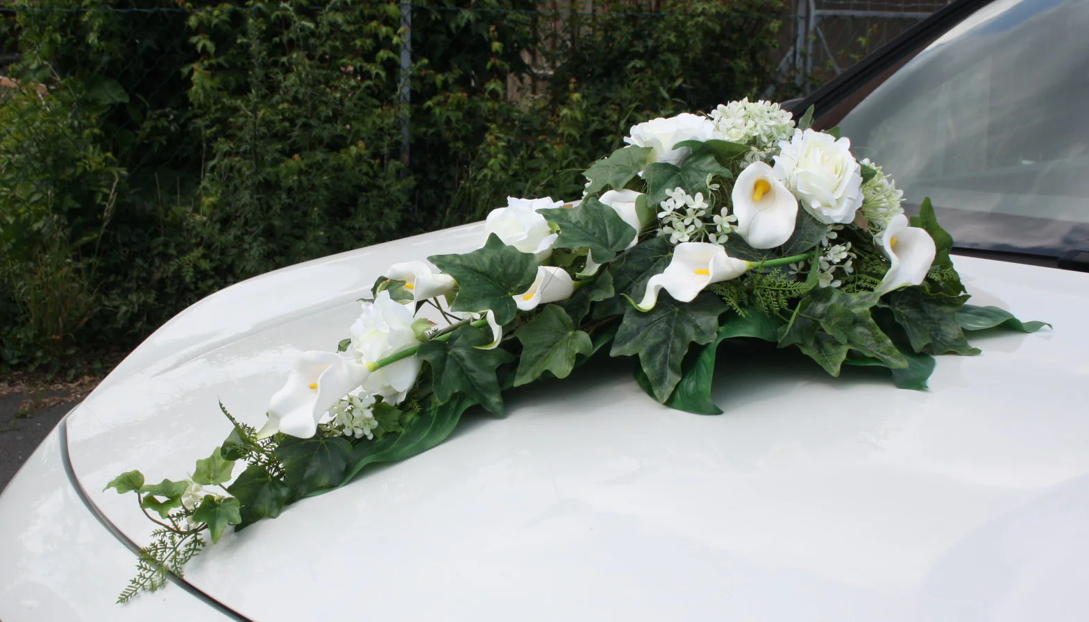Autoschmuck Callas in Blumenwiese Sommer - Image 3