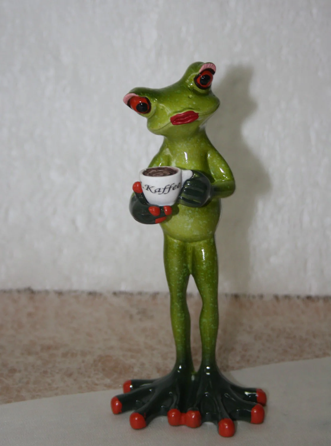 frecher Frosch 1.Kaffee 2 süße Frösche mit Kaffeetasse - Image 2