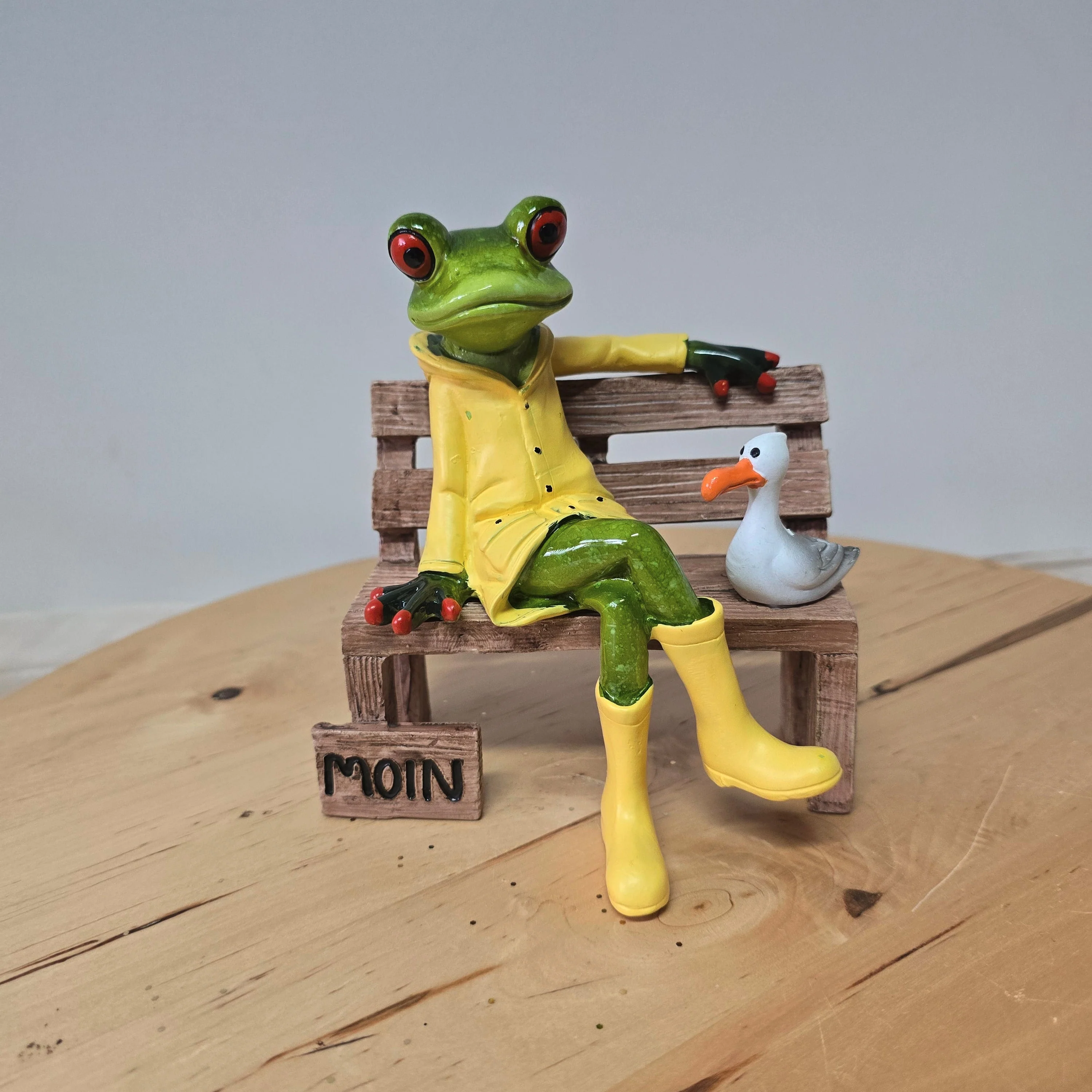 frecher Frosch Moin mit Regenjacke - Image 2