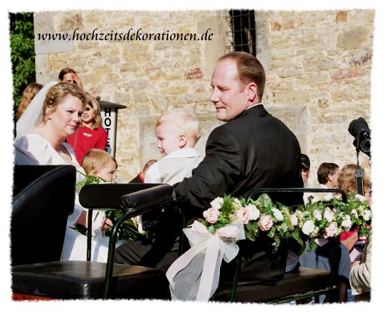 Girlande Blütenmeer "meterweise" zur Hochzeit oder festlichen Anlässen - Image 2