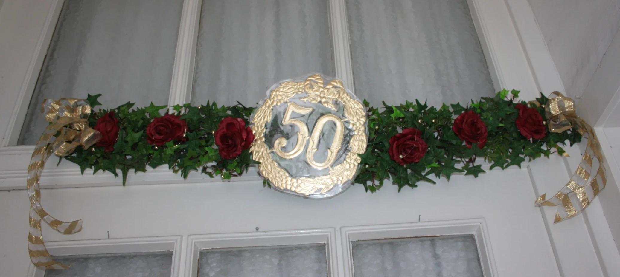 Girlande rot für goldene Hochzeit - Image 3