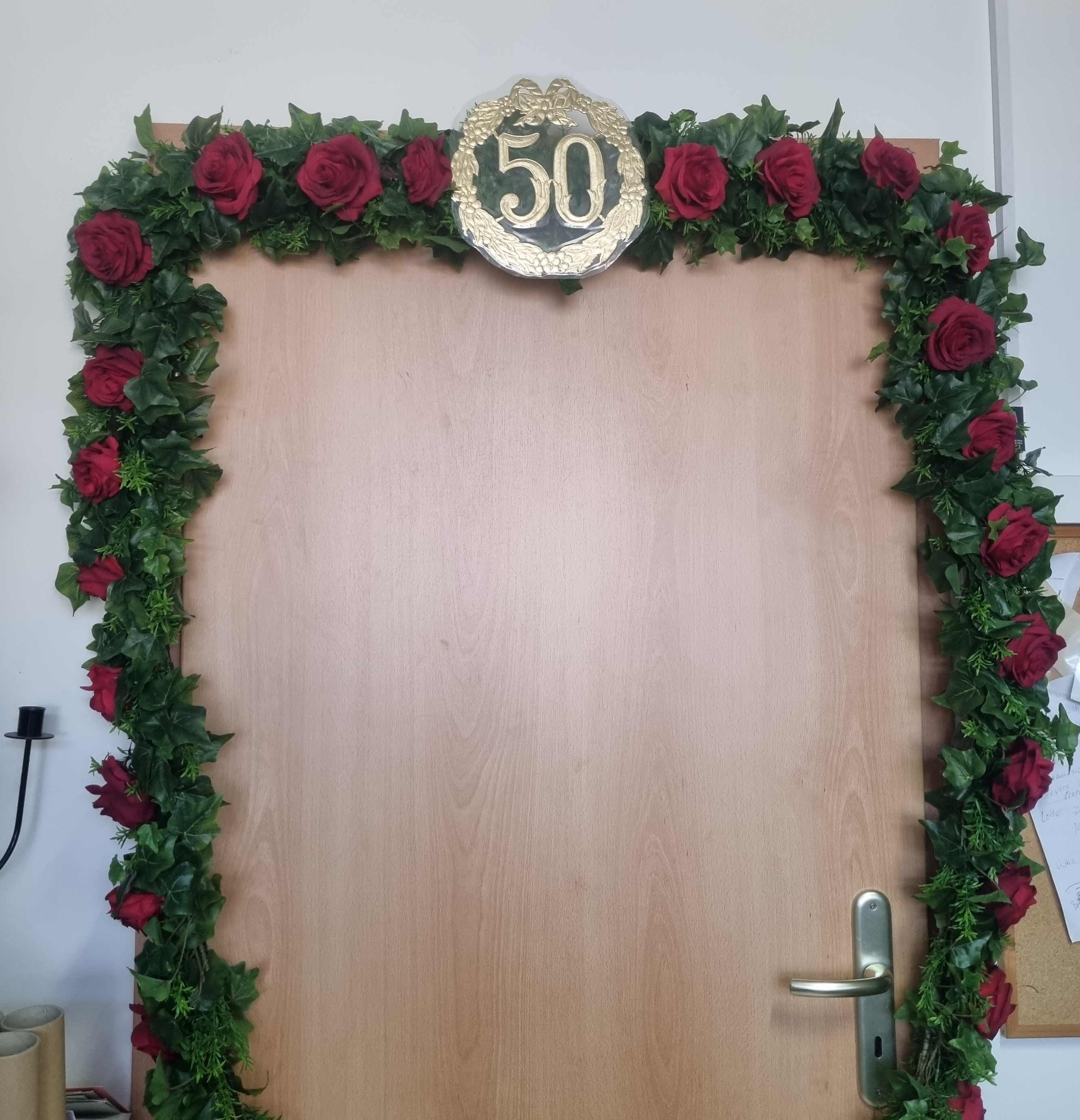 Girlande rot für goldene Hochzeit - Image 4