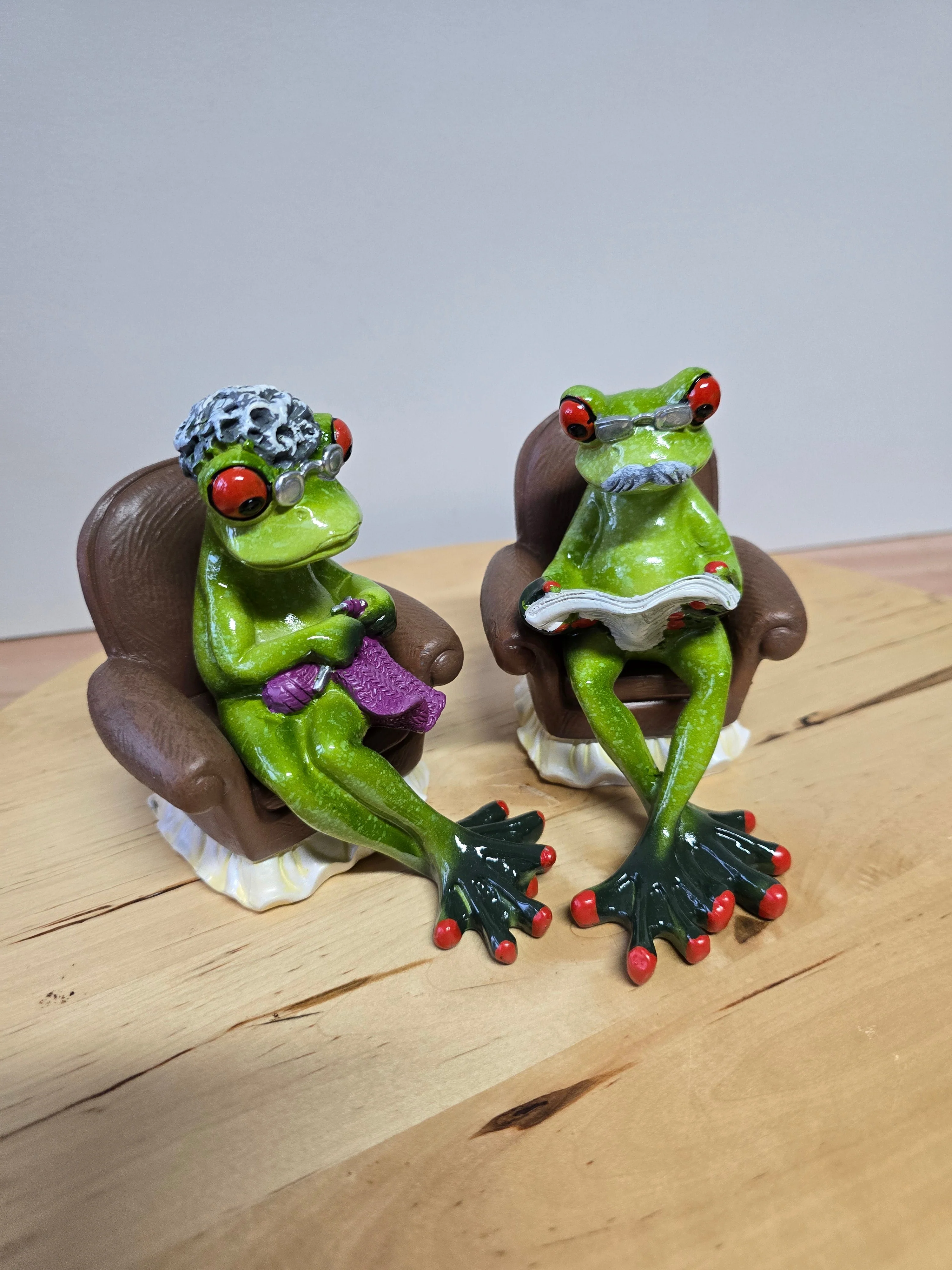 Frösche Oma und Opa im Sessel - Image 3