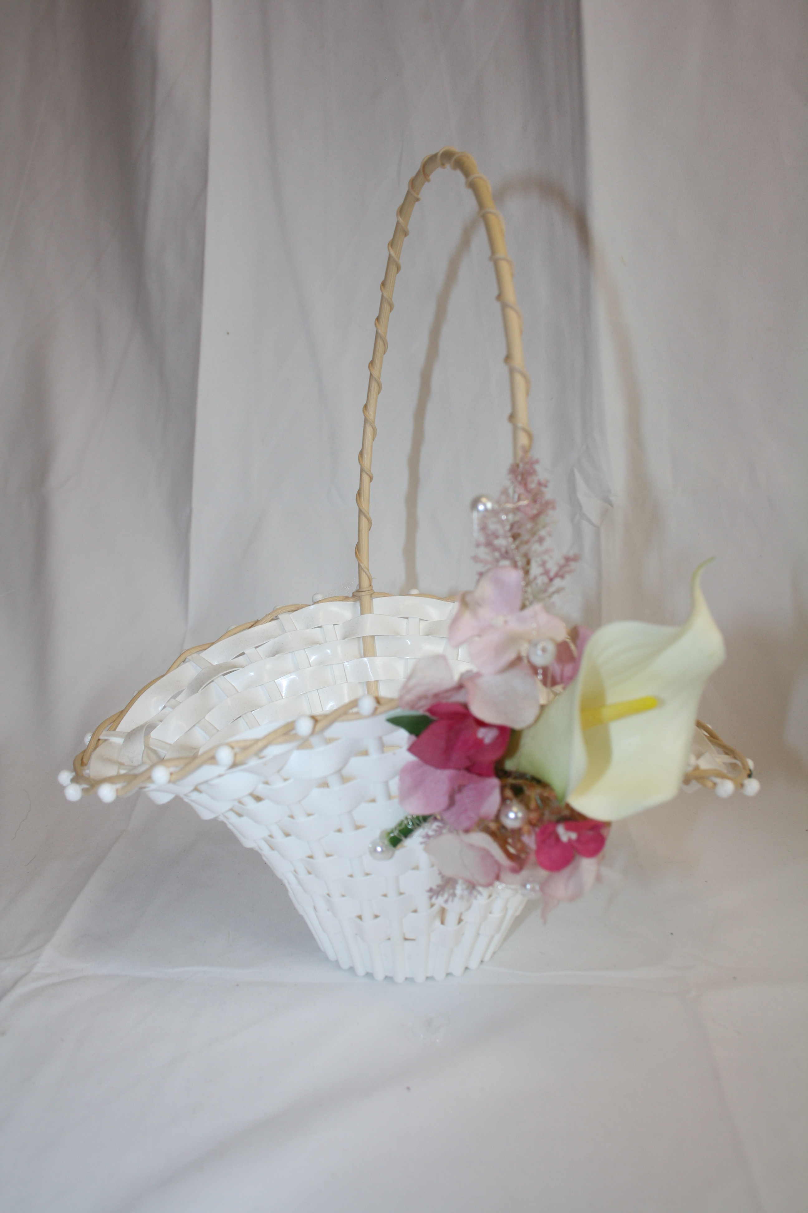 Streukorb Hochzeit Callas mit Blüten - Image 2