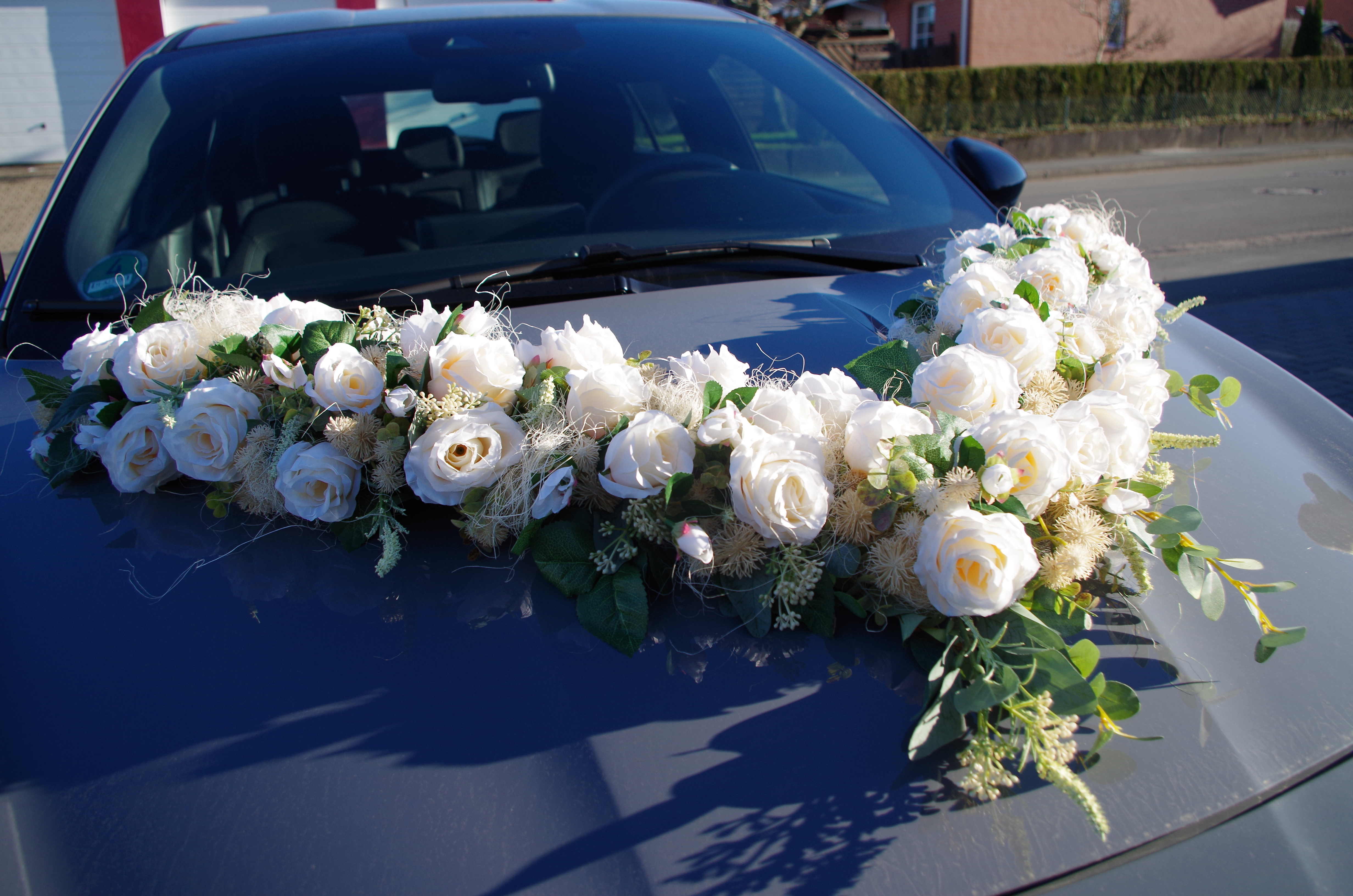Hochzeitsschmuck für das Auto: V-Girlande Boho, extra groß - Image 2